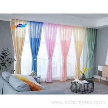 Home Textile Polyester Engineering Yarn Curtain Fabric